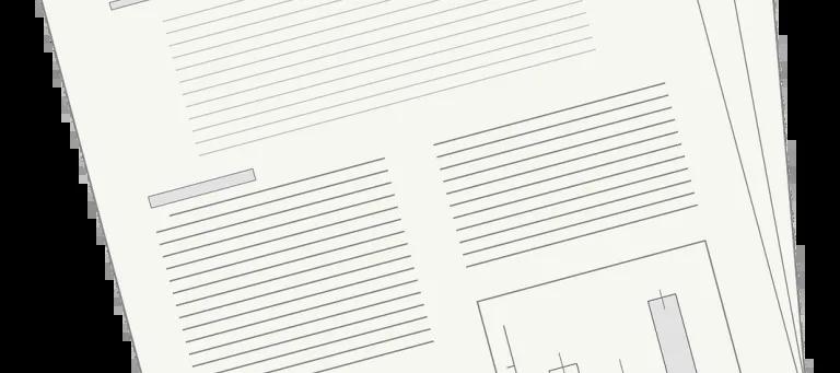 Picture of a scientific journal article template
